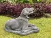  Product image 3 of the product “Cooper - Golden Retriver, lying on base  65cm L | cast stone ”